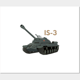 Soviet IS-3 Tank Posters and Art